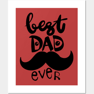 Best dad ever. Fathers day greeting. Posters and Art